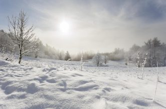 Snijeg zabijelio Gorski Kotar Snijeg zabijelio Gorski Kotar