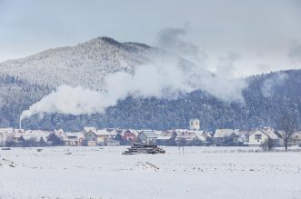 Snijeg zabijelio Gorski Kotar Snijeg zabijelio Gorski Kotar