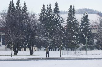 Snijeg zabijelio Gorski Kotar Snijeg zabijelio Gorski Kotar