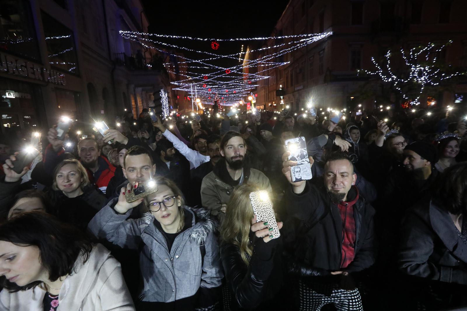 Doček Nove godine u Rijeci na Korzu Doček Nove godine u Rijeci na Korzu
