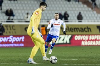 Susret 20. kola SuperSport HNL-a između Hajduka i Rijeke Susret 20. kola SuperSport HNL-a između Hajduka i Rijeke