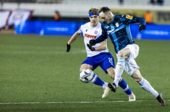 Susret 20. kola SuperSport HNL-a između Hajduka i Rijeke Susret 20. kola SuperSport HNL-a između Hajduka i Rijeke