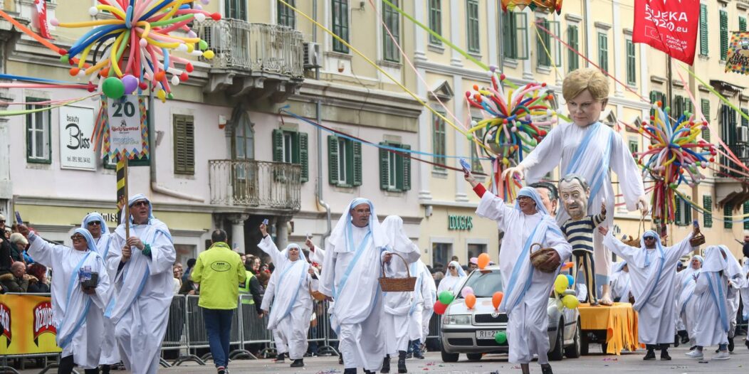 Međunarodna karnevalska povorka u Rijeci kruna je karnevalskih svečnosti na Kvarneru Međunarodna karnevalska povorka u Rijeci kruna je karnevalskih svečnosti na Kvarneru