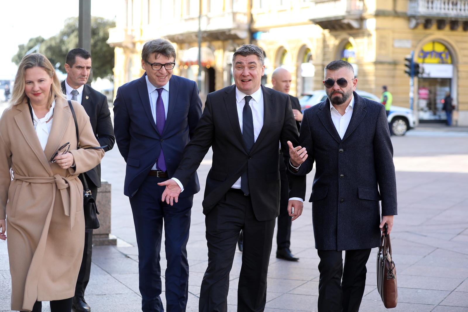 Rijeka: Predsjednik Zoran Milanović sastao se s gradonačelnikom Markom Filipovićem Rijeka: Predsjednik Zoran Milanović sastao se s gradonačelnikom Markom Filipovićem