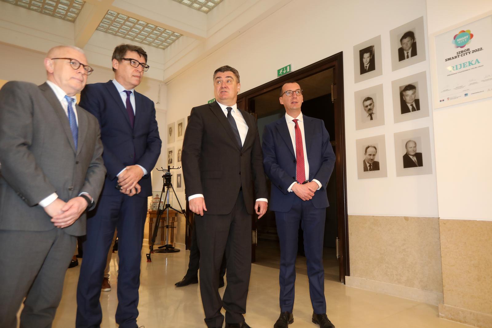 Rijeka: Predsjednik Zoran Milanović sastao se s gradonačelnikom Markom Filipovićem Rijeka: Predsjednik Zoran Milanović sastao se s gradonačelnikom Markom Filipovićem