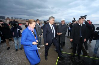 Danska premijerka i Andrej Plenković obišli su budući terminal Rijeka Gateway Danska premijerka i Andrej Plenković obišli su budući terminal Rijeka Gateway