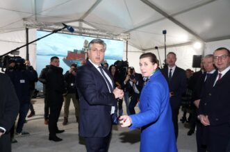Danska premijerka i Andrej Plenković obišli su budući terminal Rijeka Gateway Danska premijerka i Andrej Plenković obišli su budući terminal Rijeka Gateway