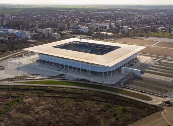Osijek: Pogled iz zraka na novi stadion NK Osijek na Pampasu