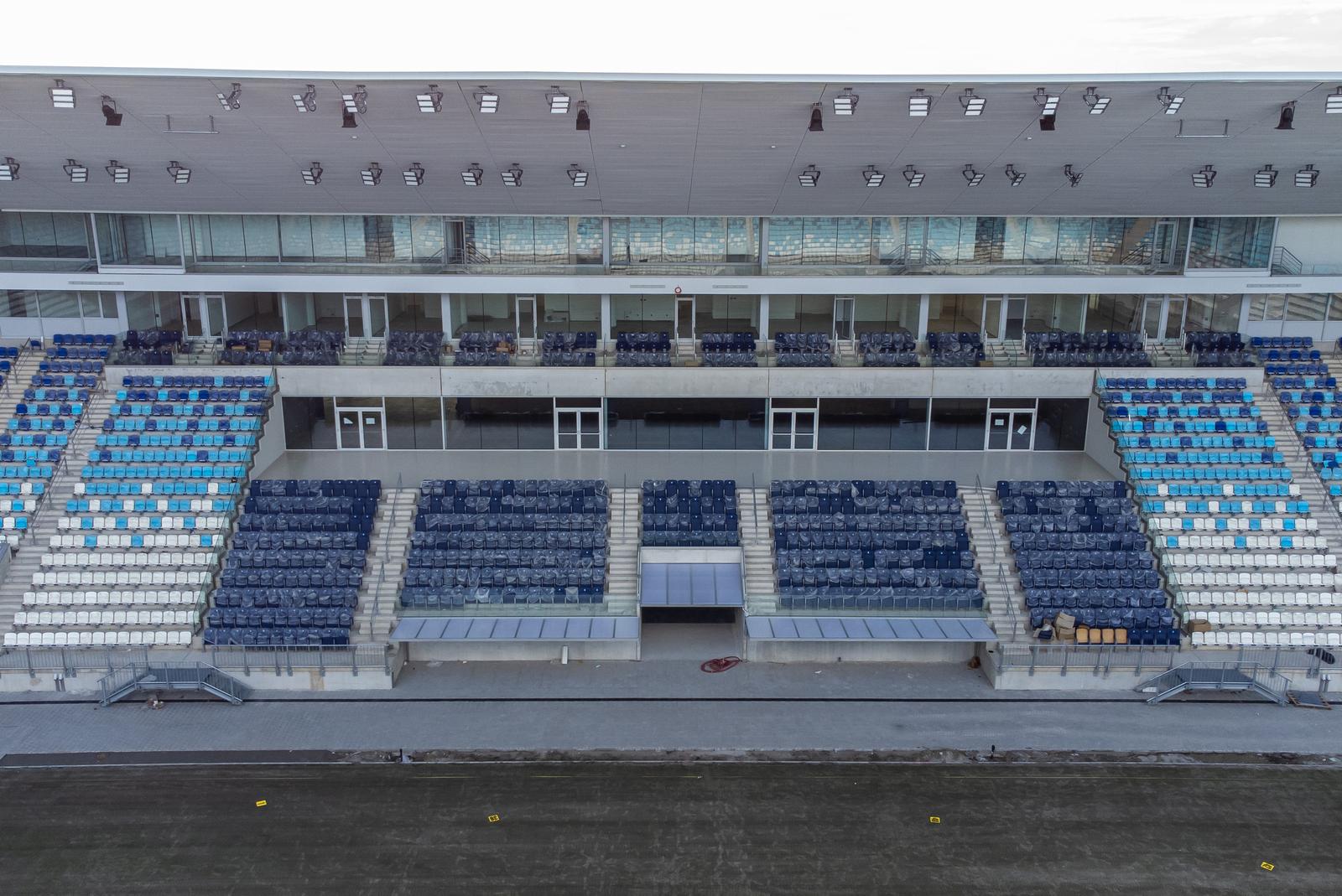 Osijek: Pogled iz zraka na novi stadion NK Osijek na Pampasu Osijek: Pogled iz zraka na novi stadion NK Osijek na Pampasu