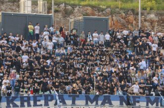 hnk rijeka utakmica rujevica tribine navijači hnk rijeka utakmica rujevica tribine navijači