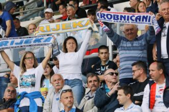 hnk rijeka utakmica rujevica tribine navijači hnk rijeka utakmica rujevica tribine navijači