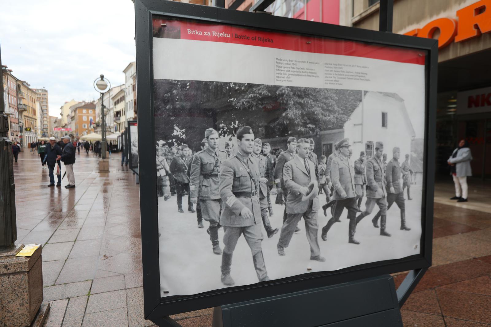 Rijeka: Obilježavanje Dana oslobođenja Rijeke od fašizma započelo otvorenjem izložbe na Korzu