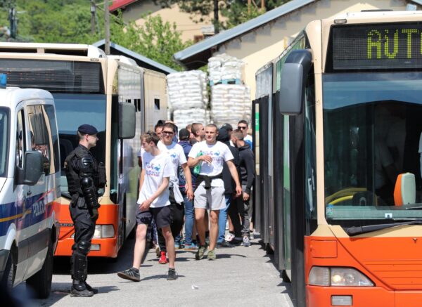 Rijeka: Bili vlak sa Torcidom stigao u Rijeku