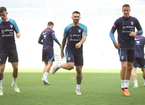 Rijeka: Trening hrvatske nogometne reprezentacije