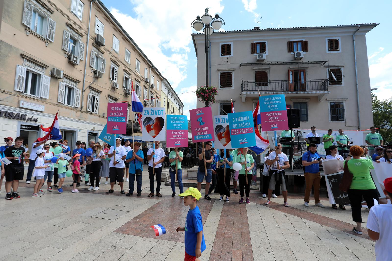 Rijeka: Hod za zivot Rijeka: Hod za zivot