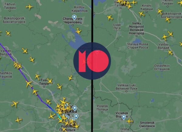 avion putin bijeg