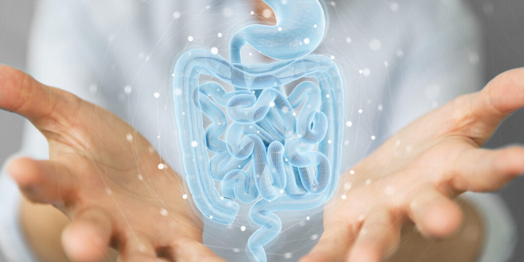 Woman,On,Blurred,Background,Using,Digital,X-ray,Of,Human,Intestine Woman,On,Blurred,Background,Using,Digital,X-ray,Of,Human,Intestine