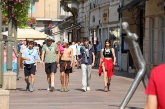 Rijeka: Vruc dan na Korzu Rijeka: Vruc dan na Korzu