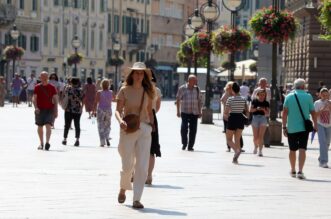 Rijeka: Vruc dan na Korzu Rijeka: Vruc dan na Korzu