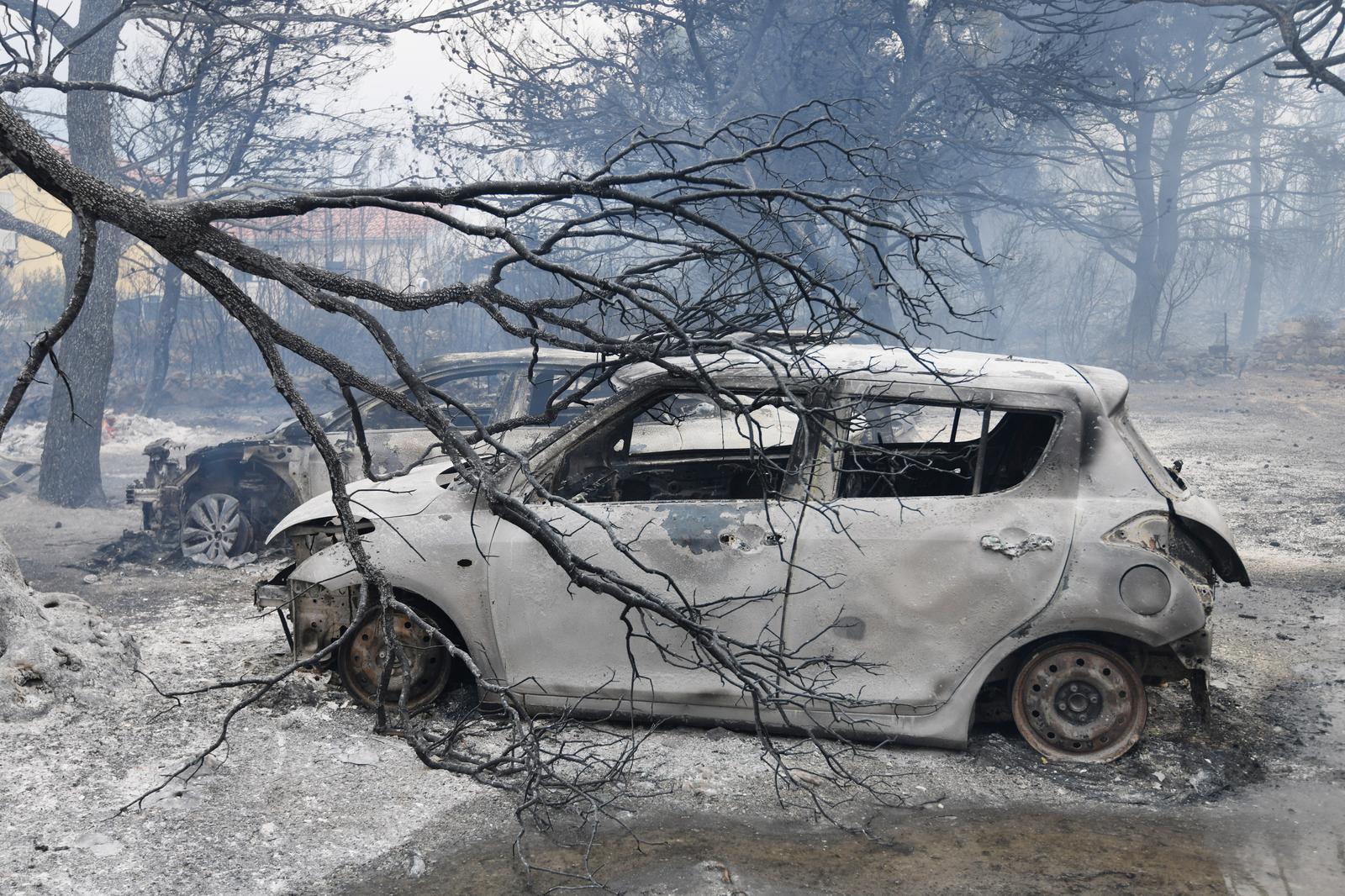 U požaru kod Grebaštice izgorjeli automobili