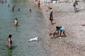 Rijeka: Pseca plaza na Pecinama Rijeka: Pseca plaza na Pecinama