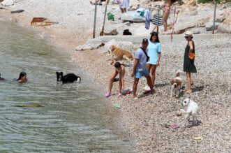Rijeka: Pseca plaza na Pecinama Rijeka: Pseca plaza na Pecinama