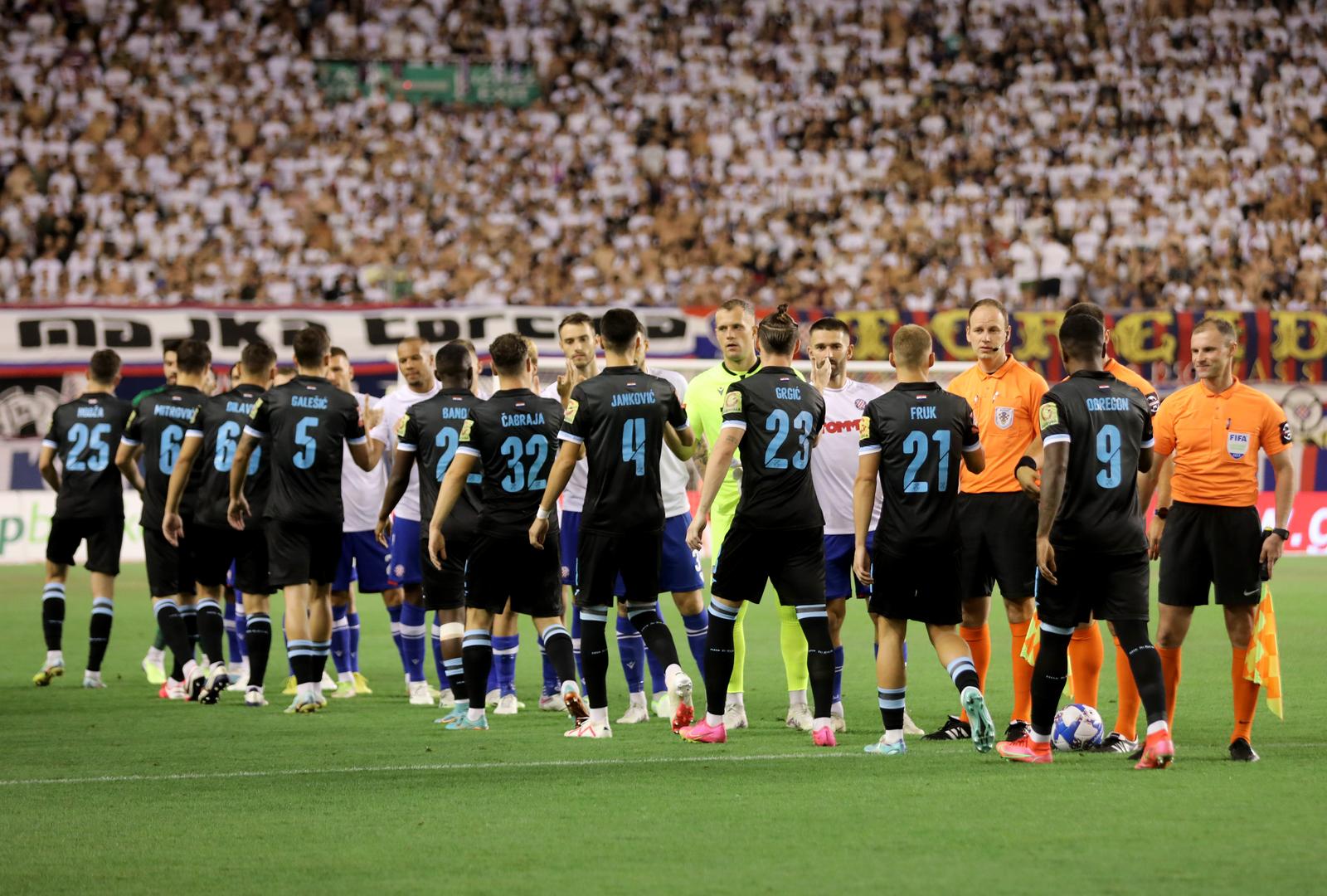 Split: Utakmica 2. kola SuperSport HNL-a između HNK Hajduk i HNK Rijeka