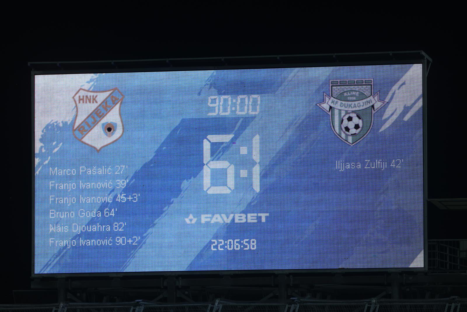 Rijeka: HNK Rijeka i Dukagjini u drugoj utakmici 2. pretkola UEFA Konferencijske lige