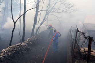 Hreljin: Vatrogasci i mještani gase požar kuće i šume Hreljin: Vatrogasci i mještani gase požar kuće i šume