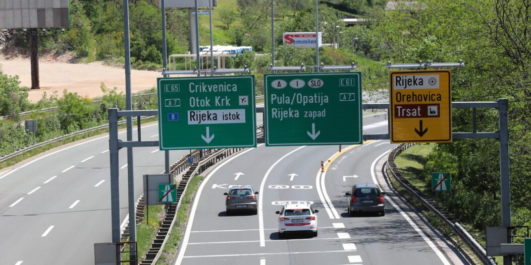 Autocesta A6 Rijeka – Zagreb prije spajanja s autocestom A7 Autocesta A6 Rijeka – Zagreb prije spajanja s autocestom A7