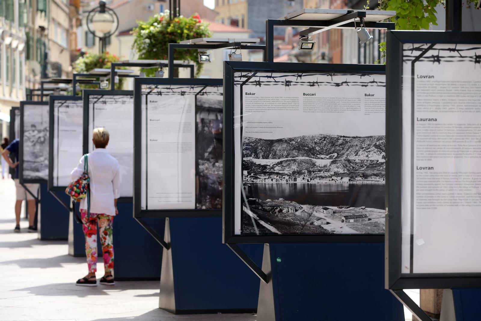 Rijeka: Izlozba Talijanski koncentracijski logori u Hrvatskom primorju 1941-1945. Rijeka: Izlozba Talijanski koncentracijski logori u Hrvatskom primorju 1941-1945.