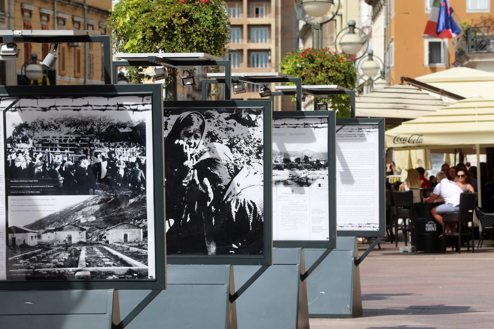 Rijeka: Izlozba Talijanski koncentracijski logori u Hrvatskom primorju 1941-1945. Rijeka: Izlozba Talijanski koncentracijski logori u Hrvatskom primorju 1941-1945.