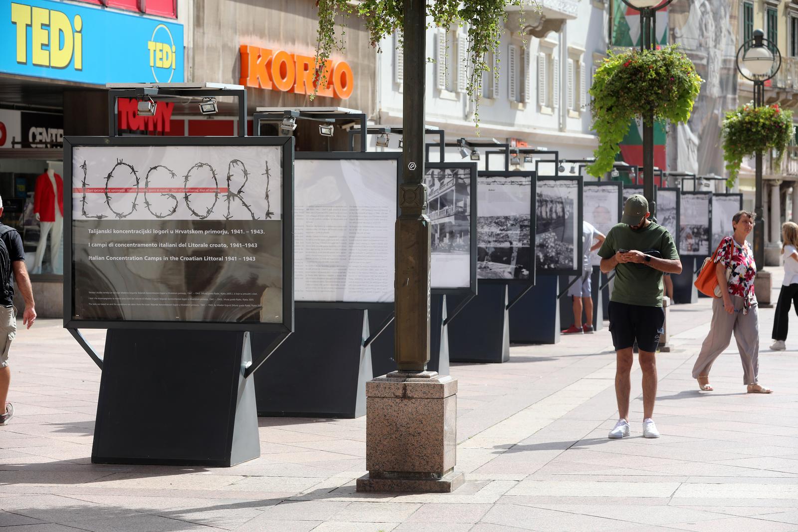 Rijeka: Izlozba Talijanski koncentracijski logori u Hrvatskom primorju 1941-1945. Rijeka: Izlozba Talijanski koncentracijski logori u Hrvatskom primorju 1941-1945.
