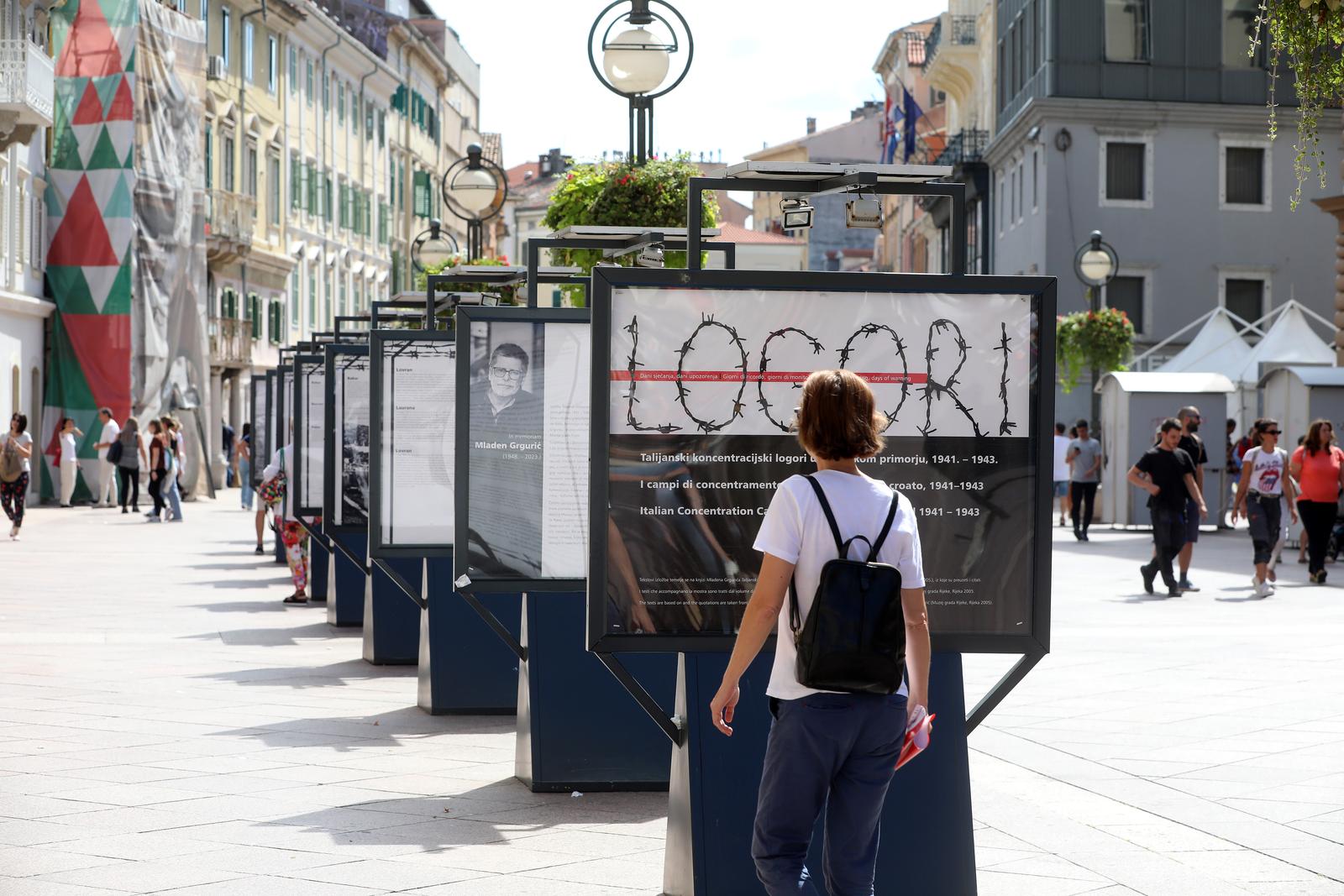 Rijeka: Izlozba Talijanski koncentracijski logori u Hrvatskom primorju 1941-1945. Rijeka: Izlozba Talijanski koncentracijski logori u Hrvatskom primorju 1941-1945.