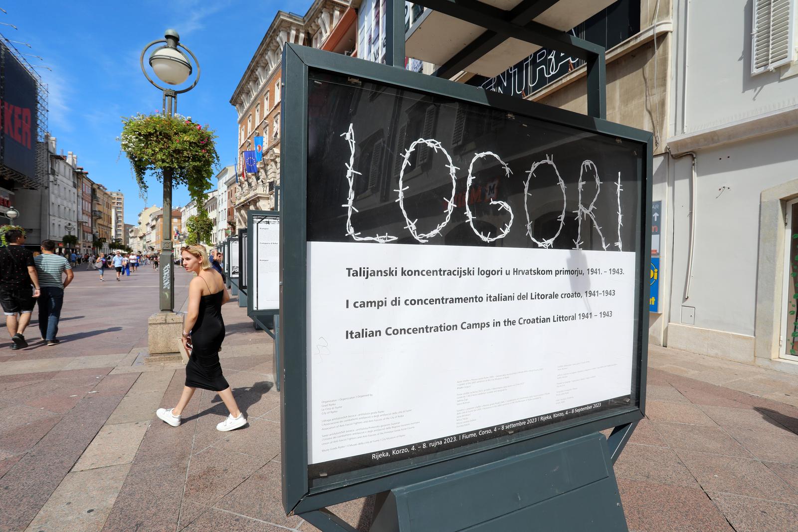 Rijeka: Izlozba Talijanski koncentracijski logori u Hrvatskom primorju 1941-1945. Rijeka: Izlozba Talijanski koncentracijski logori u Hrvatskom primorju 1941-1945.