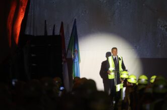 Svečano obilježavanje proboja druge cijevi tunela Učka Svečano obilježavanje proboja druge cijevi tunela Učka