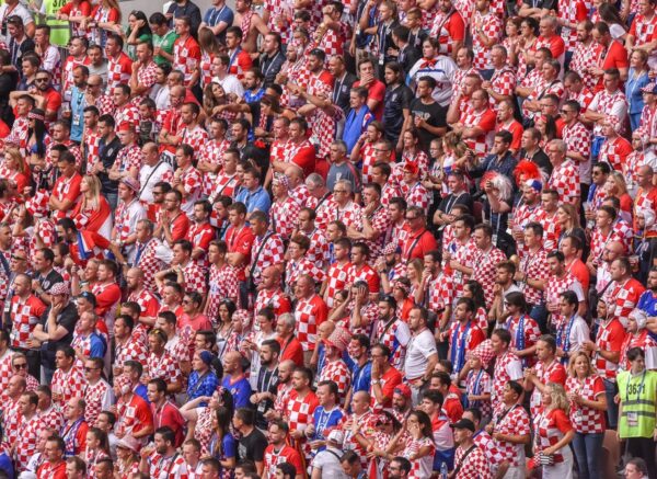 Moscow,,Russia,,July,15,,2018.,Croatian,Fans,During,World