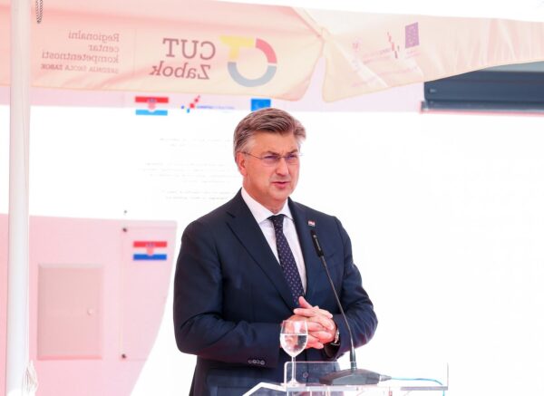 Plenković na otvorenju Regionalnog centra kompetentnosti u turizmu i ugostitelja u Zaboku