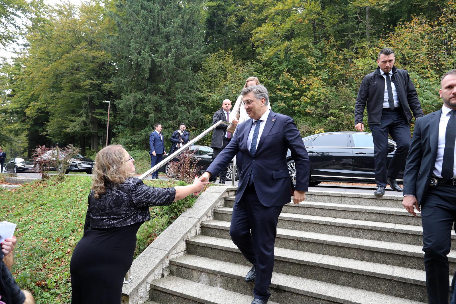 Delnice: Premijer Andrej Plenković i ministri u Gorskom kotaru