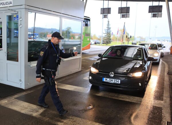 Obrežje: U ponoć krenula kontrola slovenske policije na granici s Hrvatskom
