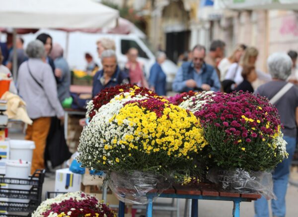 Rijeka: Jutarnja guzva na gradskoj trznici