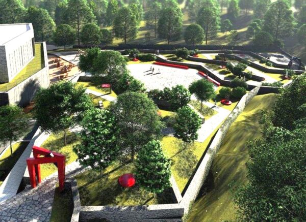 Viškovo Park skultura Kuća halubajskih zvončara