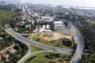 cesta d403 panorama dron škurinje 1333 cesta d403 panorama dron škurinje 1333