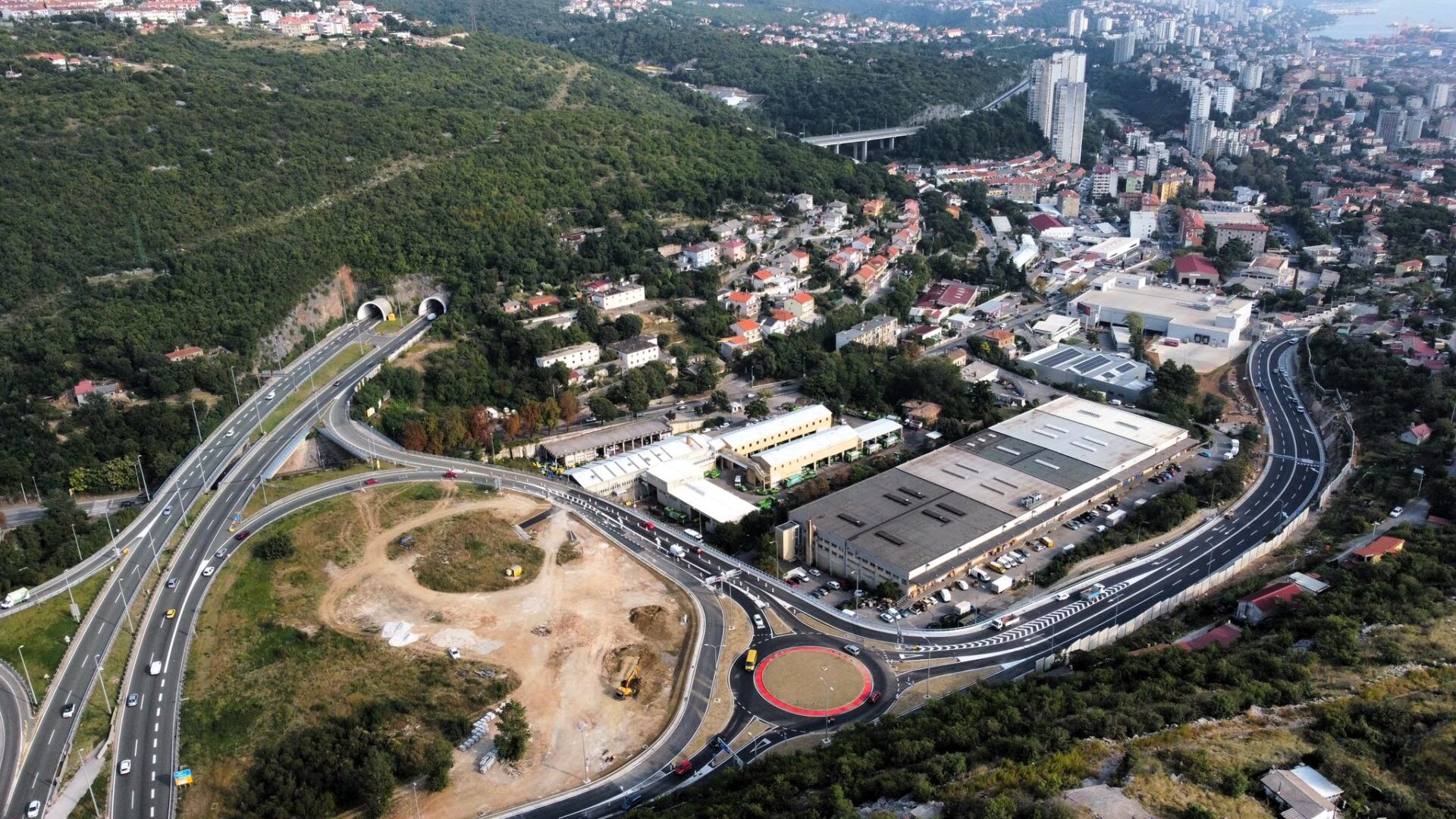 cesta d403 panorama dron škurinje 155 cesta d403 panorama dron škurinje 155