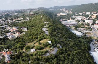 cesta d403 panorama dron škurinje 177 cesta d403 panorama dron škurinje 177