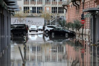Rijeka: Poplavljene ulice oko gradske trnice Rijeka: Poplavljene ulice oko gradske trnice