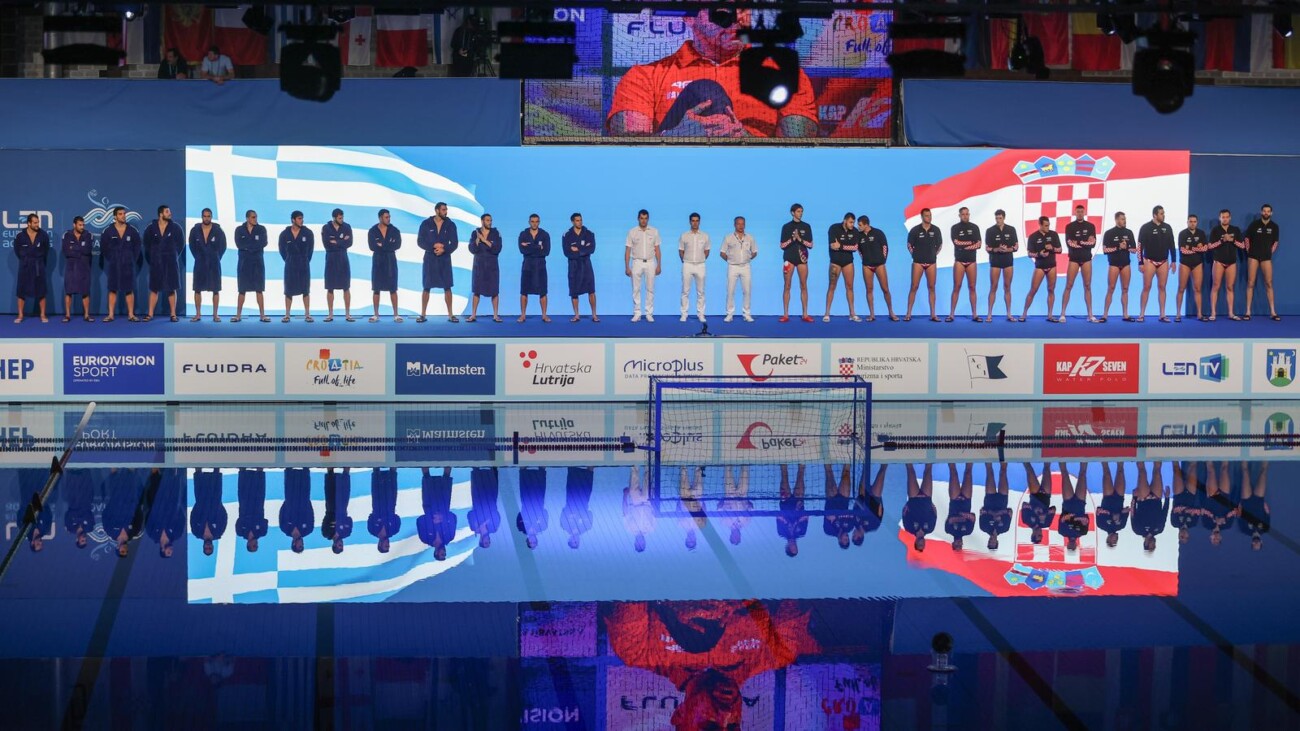 Zagreb: Susret Hrvatske i Grčke u četvrtfinalu Europskog prvenstva u vaterpolu