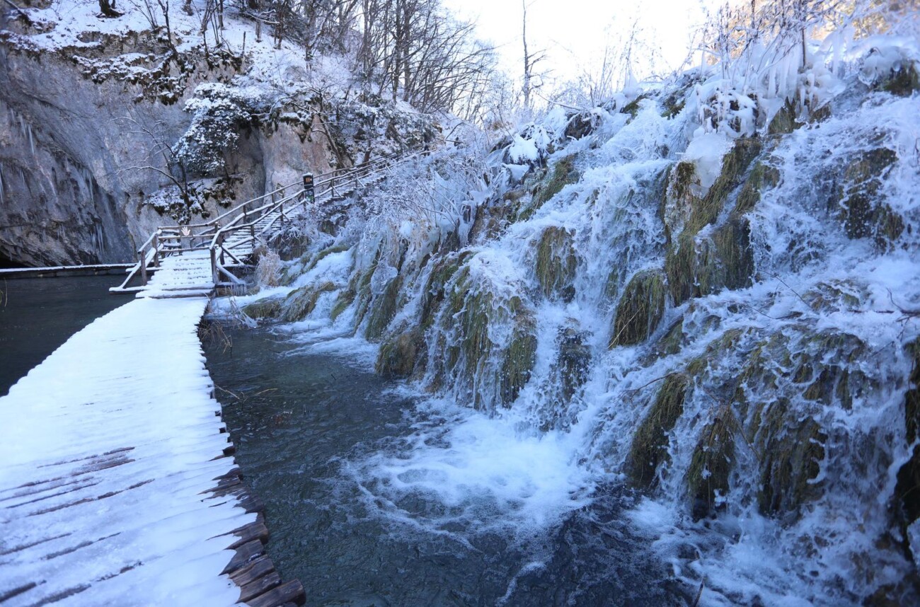 Plitvice pod snijegom i ledom