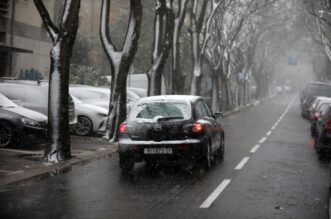 Rijeka: Gust snijeg pada irom grada Rijeka: Gust snijeg pada irom grada