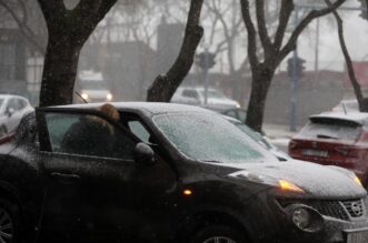 Rijeka: Gust snijeg pada širom grada Rijeka: Gust snijeg pada širom grada